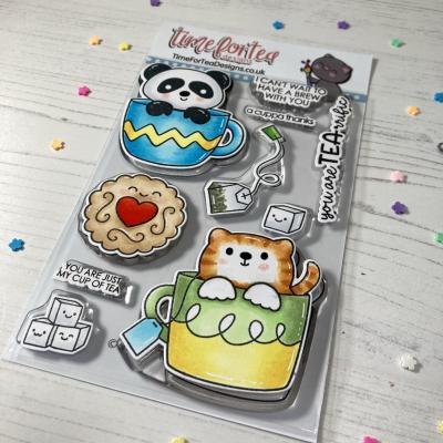 Time For Tea Clear Stamps - Tearrific Pals
